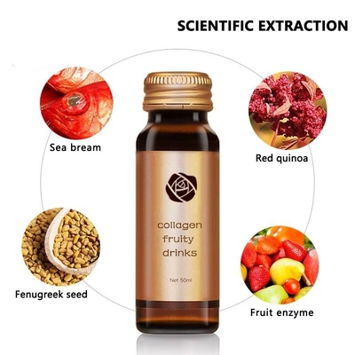 Bellezza elastica naturale del collagene del nido dell'uccello di OEM/ODM 50ml e bevanda liquida orale di bellezza