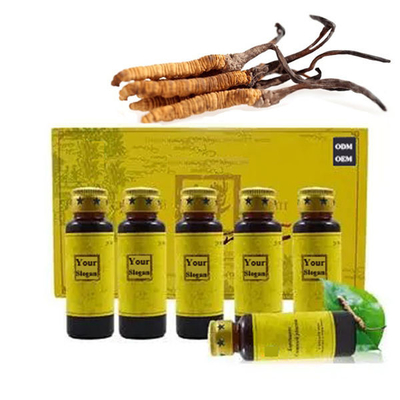 OEM ODM Private label cordyceps liquido orale soluzione al 100% di estratto di Cordyceps sinensis