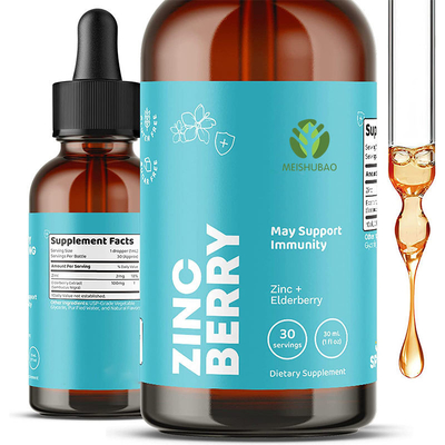 Le gocce liquide dello zinco dell'OEM zincano per solfonare Colleen Fitzpatrick liquido orale le gocce dello zinco che completano per gli adulti &amp; i bambini
