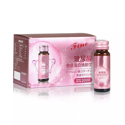 Pelle halal di bellezza della bottiglia dell'etichetta privata dell'OEM che imbianca supplemento dell'acqua della bevanda di Marine Collagen Peptide Powder Liquid