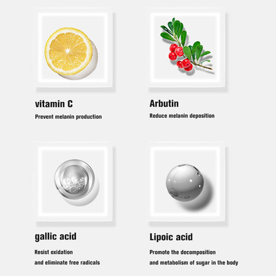 OEM di alta qualità 30 ml super sbiancante liquido orale antiossidante potenzia la pelle immunitaria schiarisce il supplemento della bevanda