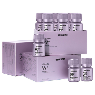 OEM di alta qualità 30 ml super sbiancante liquido orale antiossidante potenzia la pelle immunitaria schiarisce il supplemento della bevanda