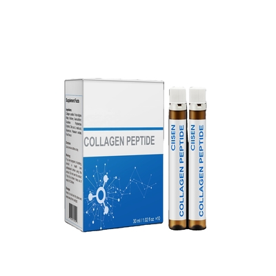 Soluzione OEM per lo sbiancamento e la cura della pelle, bevanda di bellezza, soluzione orale di peptidi di collagene a micromolecola