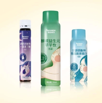 Bevanda al collagene Liquidi orali Fungo Sambuco Femmina 30ml 50ml Bottiglia PE in vetro OEM