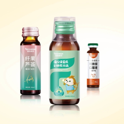 Bevanda al collagene Liquidi orali Fungo Sambuco Femmina 30ml 50ml Bottiglia PE in vetro OEM