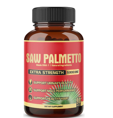 Il supplemento di salute della prostata dell'OEM che contiene Ashwagandha adatto a crescita maschio dei capelli ha visto la polvere della palma