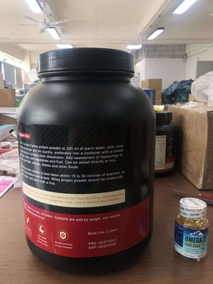 Polvere 100% della proteina di parità aurea della costruzione del muscolo del corpo della polvere dell'isolato del proteina del siero dell'etichetta privata dell'OEM 5lb