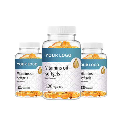 OEM 5000iu Vitamina D3 Capsule Softgel Supplemento di calcio OEM Vitamina D3 K2 Softgel