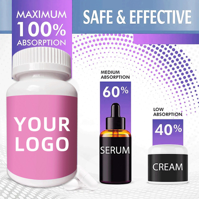OEM Rapido Assorbimento Sbiancante Glutatione Pillole Sbiancanti Pelle Capsule Sbiancanti