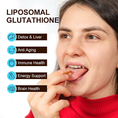 Il glutatione 500mg della vendita all'ingrosso 60pcs dell'OEM incapsula la pelle di bellezza che imbianca la capsula del glutatione del prodotto