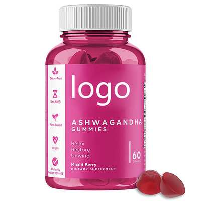 Gummies organici all'ingrosso di ashwagandha del vegano delle capsule di ashwagandha dell'OEM