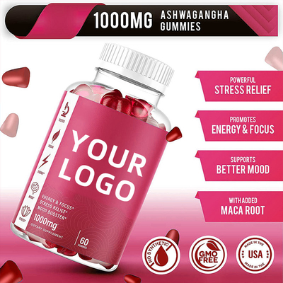 Gummies organici all'ingrosso di ashwagandha del vegano delle capsule di ashwagandha dell'OEM