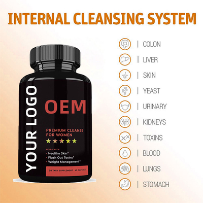 OEM Best Selling Private Label Colon Cleanse Pillole dimagranti Capsule dimagranti Probiotici Detox Capsule