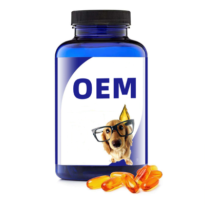 Olio di pesce nutrizionale di supplemento di salute dell'animale domestico dell'OEM per i cani ed i gatti Omega 3