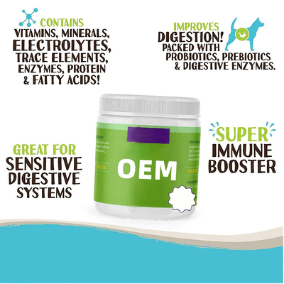 OEM nutrizionale probiotico in polvere per cani integratore immunitario allergia vitamina per cani