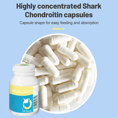 capsule nutrizionali della condroitina dello squalo di alta concentrazione dell'OEM di supplementi dell'animale domestico 750mg/Pc