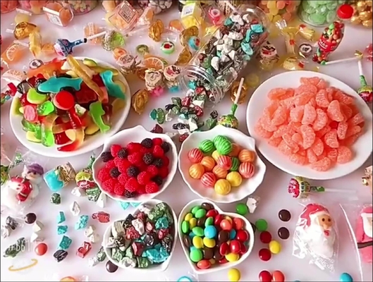 La compressa gommosa Candy di sapore della frutta ha mescolato l'OEM 2.5kgx6bags/Carton di colore