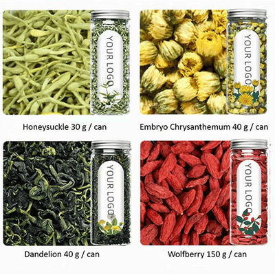OEM 40 diverse tisane cinesi raffinate con proprietà anti ansia