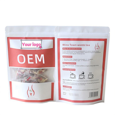 Tè caldo dell'utero Herb Fibroid Tea Uterus Cleaning Tearelief di dolore femminile naturale dell'OEM 100%