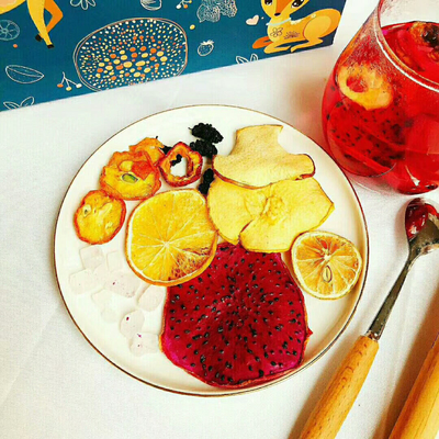 Abitudini all'ingrosso che imballano il tè della frutta secca delle bustine di tè dell'OEM, tè organico fatto a mano naturale della disintossicazione della fetta della frutta