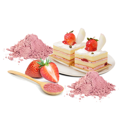 Polvere rosa della fragola dell'OEM della bevanda solida dell'estratto della frutta fresca della pianta