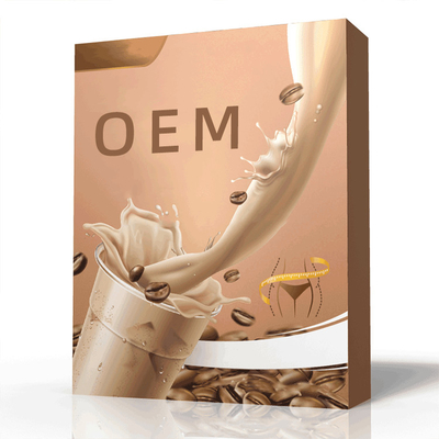Caffè Latte Succo Di Tè OEM Polvere Perdita Di Peso Sottile 10gx10bags