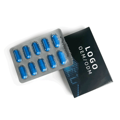 Medicina di erbe Salute degli uomini Capsule rosse in scatola 10 capsule/scatola