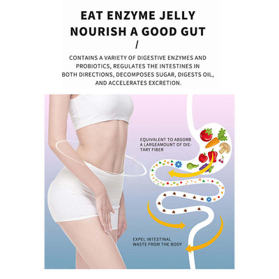 Etichetta privata di OEM/ODM migliorare l'enzima fruttato Jelly For Weight Loss di Jelly Drops Enzyme Jelly Collagen di immunità