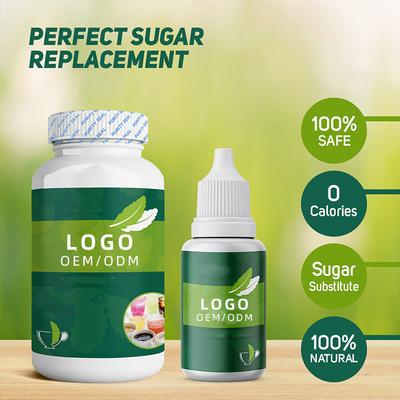 Gusto dolce naturale sicuro Sugar Free Stevia Liquid Drops 20ml di 100%