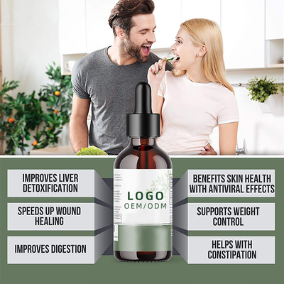 Gocce di collagene di biotina senza glutine Gocce liquide di clorofilla OEM ODM