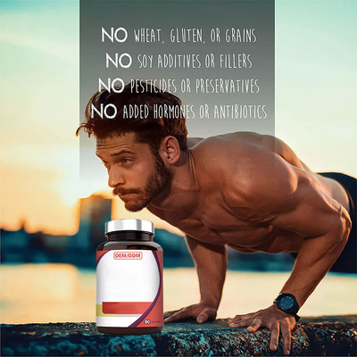 60 / 90/120cts/integratore alimentare nutrizionale del collagene di supplementi donne della bottiglia che imbianca le capsule