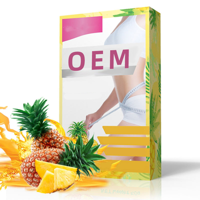 Sapore nutrizionale dell'ananas dell'etichetta privata della polvere di perdita di peso della disintossicazione di supplementi delle donne di sanità
