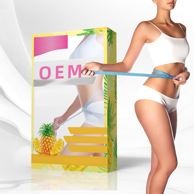Sapore nutrizionale dell'ananas dell'etichetta privata della polvere di perdita di peso della disintossicazione di supplementi delle donne di sanità